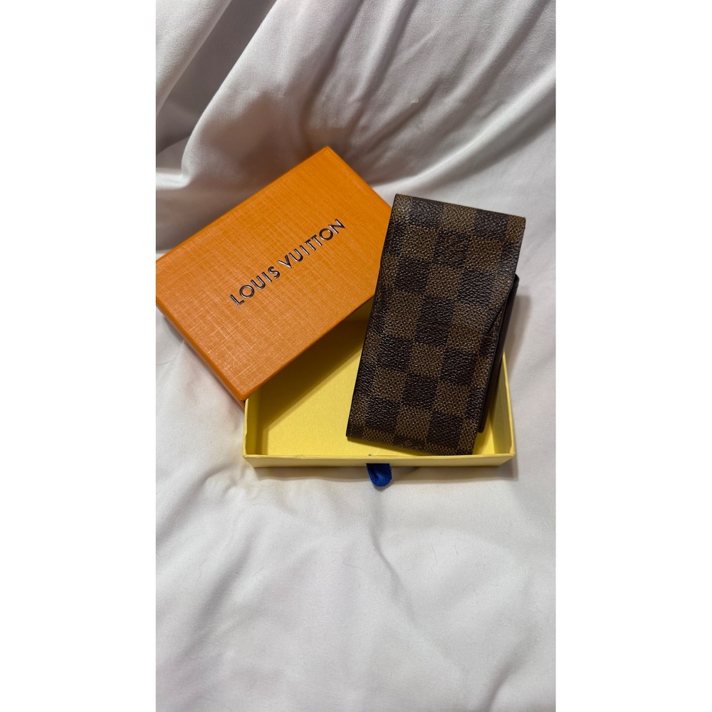 Louis Vuitton Brown Damier Ebene Card Holder